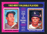 1975 O Pee Chee #200 Mickey Mantle Maury Wills EX-MT 485275