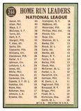 1967 Topps Baseball #244 N.L. Home Run Leaders Aaron Mays EX 485292