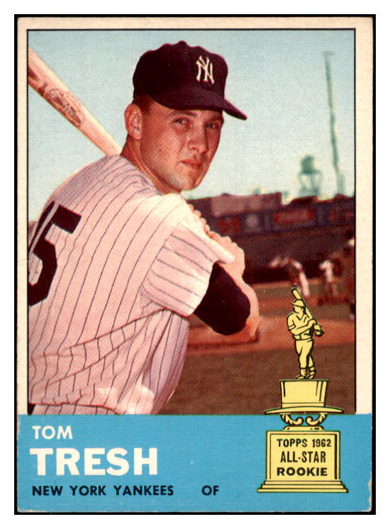 1963 Topps Baseball #470 Tom Tresh Yankees EX+/EX-MT 485300