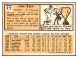 1963 Topps Baseball #470 Tom Tresh Yankees EX+/EX-MT 485300