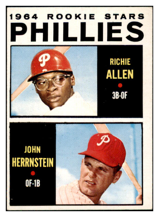 1964 Topps Baseball #243 Richie Allen Phillies EX-MT residue back 485303