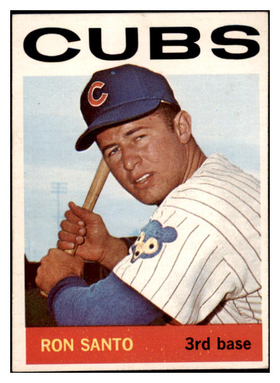 1964 Topps Baseball #375 Ron Santo Cubs VG-EX 485315