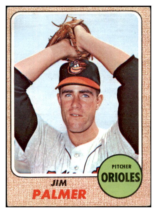 1968 Topps Baseball #575 Jim Palmer Orioles VG-EX 485324