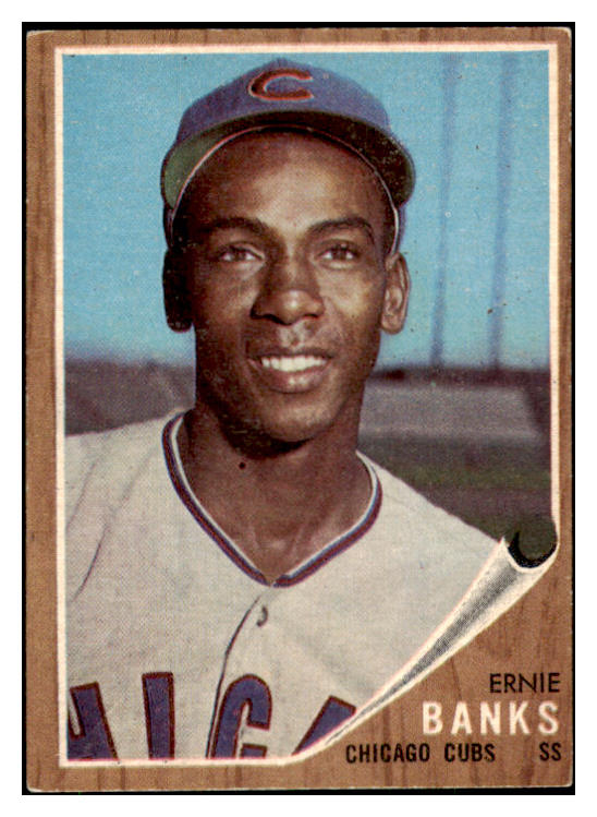 1962 Topps Baseball #025 Ernie Banks Cubs EX 485337