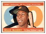 1960 Topps Baseball #554 Willie McCovey A.S. Giants EX 485340