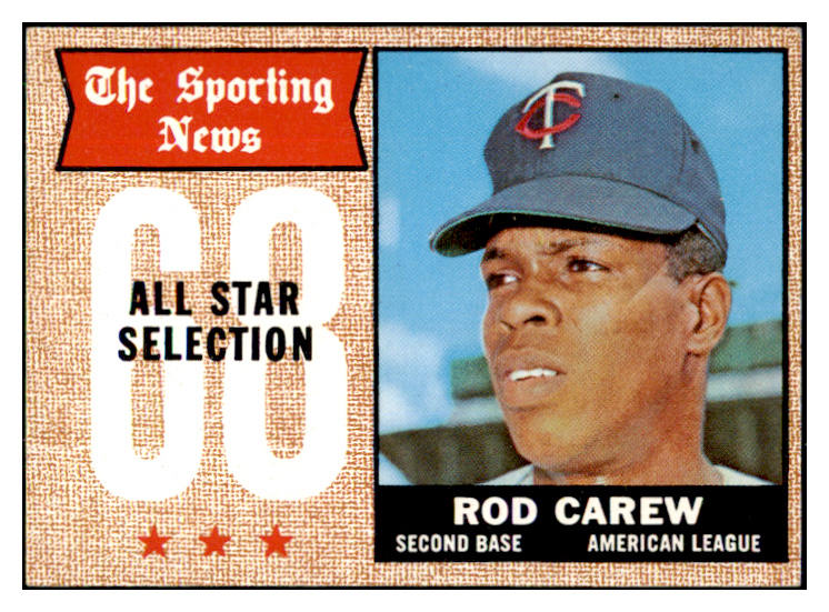 1968 Topps Baseball #363 Rod Carew A.S. Twins NR-MT 485359