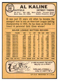 1968 Topps Baseball #240 Al Kaline Tigers NR-MT 485361