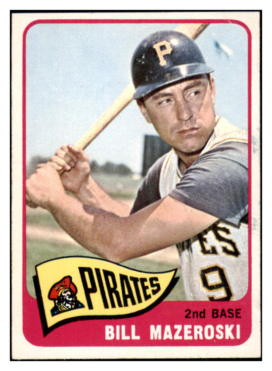 1965 Topps Baseball #095 Bill Mazeroski Pirates VG-EX 485385