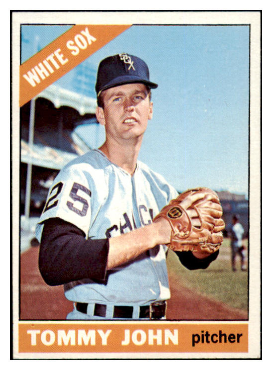 1966 Topps Baseball #486 Tommy John White Sox NR-MT 485396 | Kit Young ...