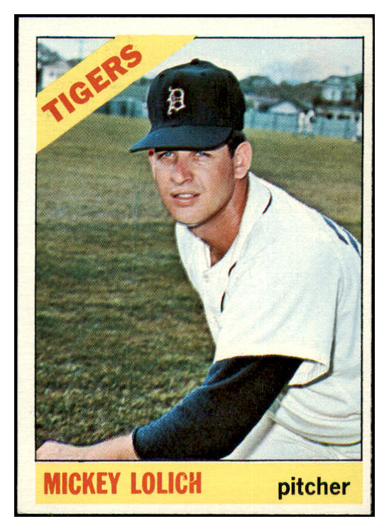 1966 Topps Baseball #455 Mickey Lolich Tigers NR-MT 485397