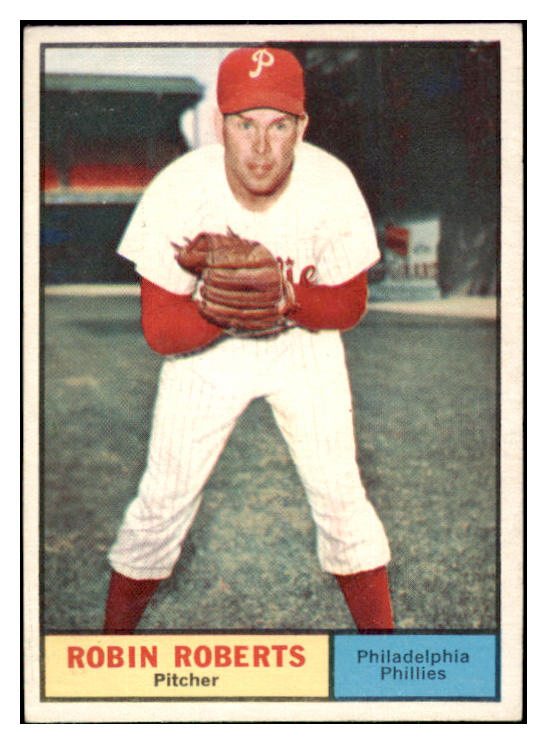 1961 Topps Baseball #020 Robin Roberts Phillies EX-MT 485400