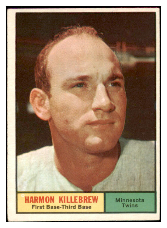 1961 Topps Baseball #080 Harmon Killebrew Twins EX-MT 485401