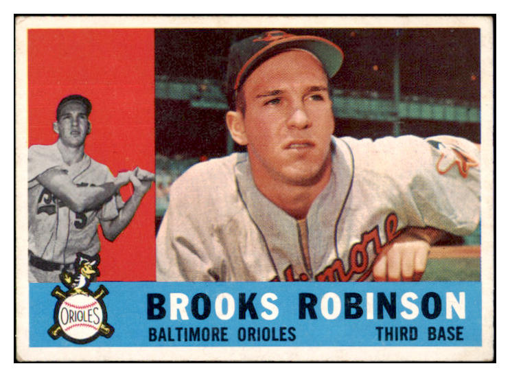 1960 Topps Baseball #028 Brooks Robinson Orioles EX 485407