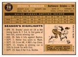 1960 Topps Baseball #028 Brooks Robinson Orioles EX 485407