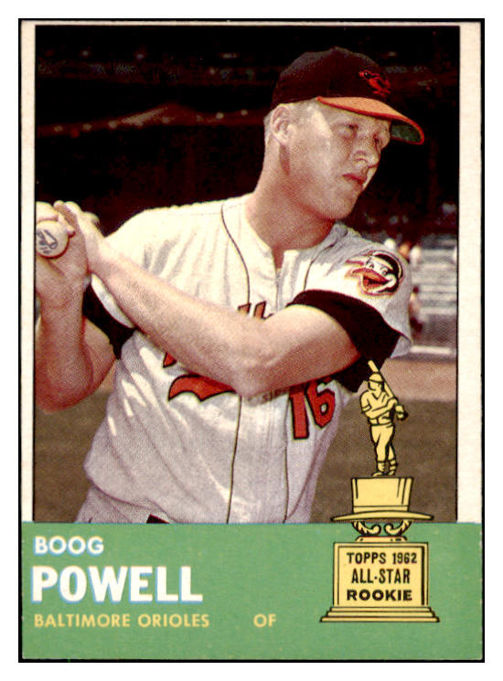 1963 Topps Baseball #398 Boog Powell Orioles EX-MT 485416