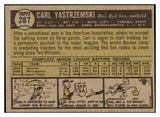 1961 Topps Baseball #287 Carl Yastrzemski Red Sox EX 485428