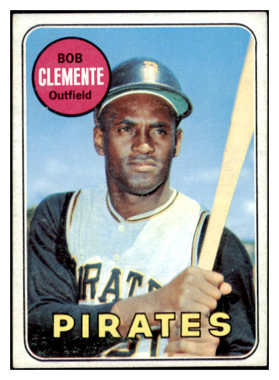 1969 Topps Baseball #050 Roberto Clemente Pirates EX