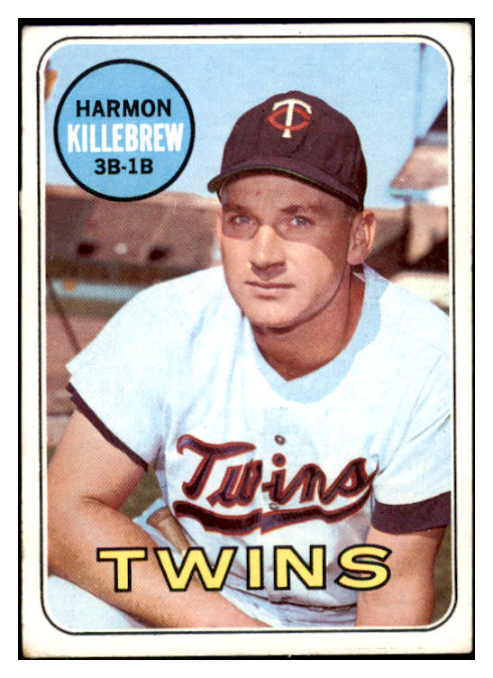 1969 Topps Baseball #375 Harmon Killebrew Twins VG 485447