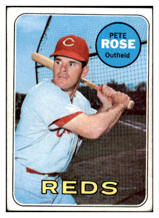 1969 Topps Baseball #120 Pete Rose Reds VG 485450