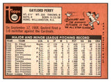 1969 Topps Baseball #485 Gaylord Perry Giants EX-MT 485458