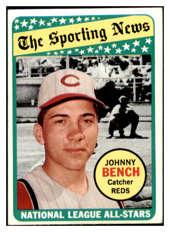 1969 Topps Baseball #430 Johnny Bench A.S. Reds EX-MT 485461