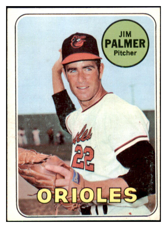 1969 Topps Baseball #573 Jim Palmer Orioles EX-MT 485465