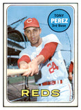 1969 Topps Baseball #295 Tony Perez Reds EX-MT 485469