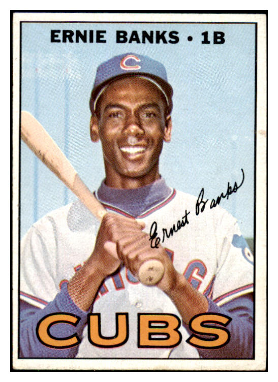1967 Topps Baseball #215 Ernie Banks Cubs EX