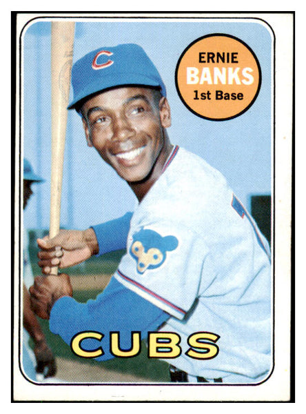 1969 Topps Baseball #020 Ernie Banks Cubs EX-MT 485471