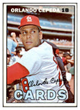 1967 Topps Baseball #020 Orlando Cepeda Cardinals VG-EX 485480