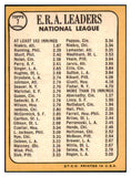 1968 Topps Baseball #007 N.L. ERA Leaders Phil Niekro EX-MT 485493