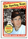 1969 Topps Baseball #421 Brooks Robinson A.S. Orioles VG 485501