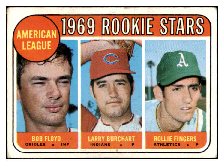1969 Topps Baseball #597 Rollie Fingers A's VG-EX 485504