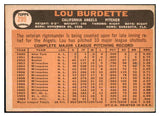 1966 Topps Baseball #299 Lou Burdette Angels EX 485506