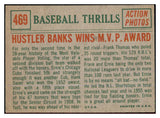 1959 Topps Baseball #469 Ernie Banks IA Cubs EX+/EX-MT 485528