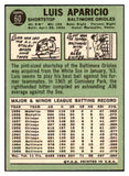 1967 Topps Baseball #060 Luis Aparicio Orioles EX-MT 485532