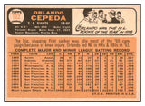 1966 Topps Baseball #132 Orlando Cepeda Giants EX-MT 485552