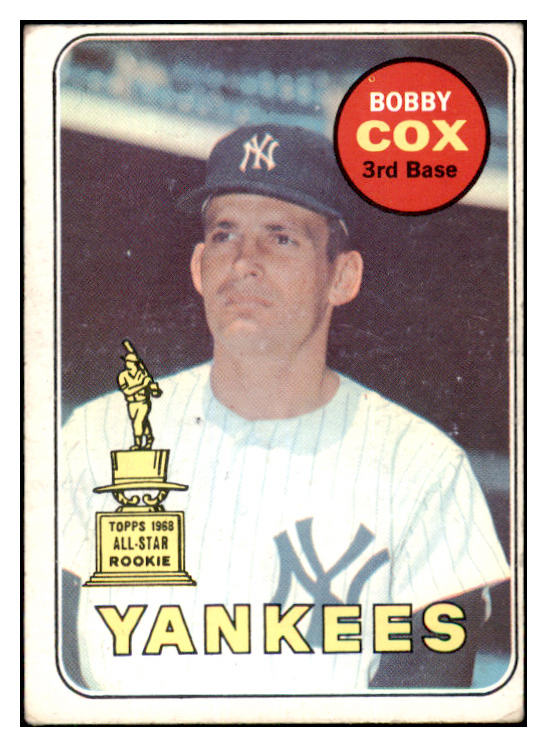 1969 Topps Baseball #237 Bobby Cox Yankees VG-EX 485553