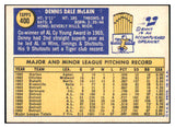 1970 Topps Baseball #400 Denny McLain Tigers EX-MT 485584