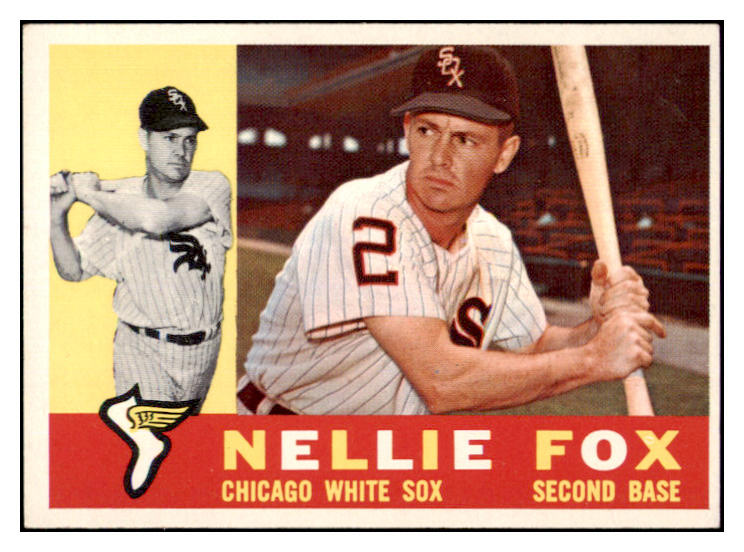 1960 Topps Baseball #100 Nellie Fox White Sox EX-MT 485597