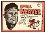 1969 Topps Baseball #516 Earl Weaver Orioles EX 485616