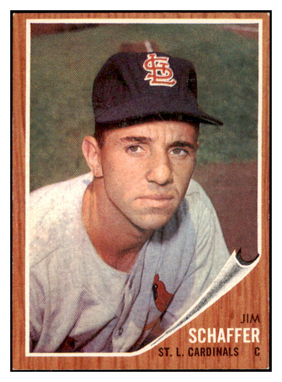 1962 Topps Baseball #579 Jim Schaffer Cardinals NR-MT 485657