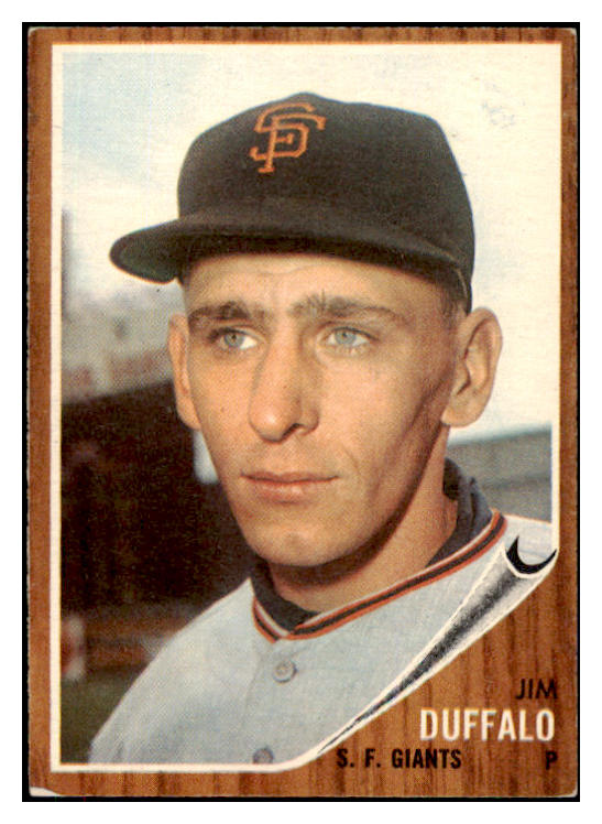 1962 Topps Baseball #578 Jim Duffalo Giants VG-EX 485658