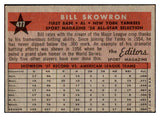 1958 Topps Baseball #477 Bill Skowron A.S. Yankees EX 485660