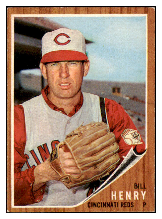 1962 Topps Baseball #562 Bill Henry Reds EX-MT 485664