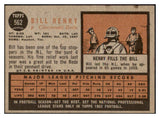 1962 Topps Baseball #562 Bill Henry Reds EX-MT 485664