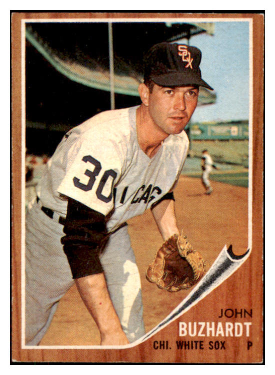 1962 Topps Baseball #555 John Buzhardt White Sox EX-MT 485673