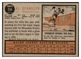 1962 Topps Baseball #556 Al Spangler Colt .45s EX-MT 485675