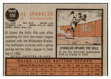 1962 Topps Baseball #556 Al Spangler Colt .45s VG-EX 485676