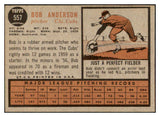 1962 Topps Baseball #557 Bob Anderson Cubs NR-MT 485678